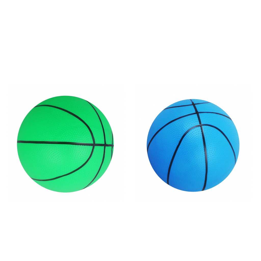 Yotijar 2x Small Basketball Basketball for Kids Soft and Bouncy Ball ...