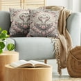 thumbnail image 5 of Ambesonne Vintage Romantic Throw Pillow Cover 2 Pack, Doves and Roses, 16", Pale Pink Pale Cadet Blue, 5 of 7