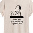 thumbnail image 3 of Peanuts - Dear Me Doing Great Job - Women's Oversized T-Shirt, 3 of 6