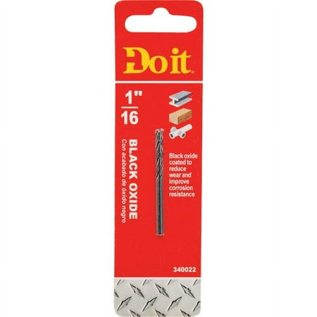 

Do it 1/16 In. Black Oxide Drill Bit (2-Pack) 302521DB