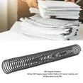 thumbnail image 3 of Spiral Binding Coil, Spiral Binding Spine PVC Plastic 4:1 Pitch 360 Degree Rotation 48 Teeth 30PCS  for Engineers Files, 3 of 8