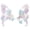 A, variant on Large Silk Flower Butterfly Hair Clip Artificial Flower Hair Barrettes for Weddings Parties and Cultural Event Gathering