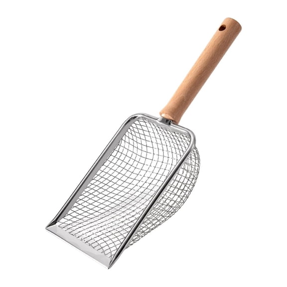 LLDYYDS Cats Litter Pets Sifter Spade Portable Kitty Spade Kitten Aquarium Deep Spade with Handle Litter Box Scooper 27.3cmX10cm