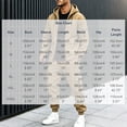thumbnail image 3 of successthop Mens Cargo Sweatsuit 2 Piece Fleece Long Sleeve Zip Up Hoodie and Sweatpant Winter Outfits with Pockets 3XL, 3 of 5
