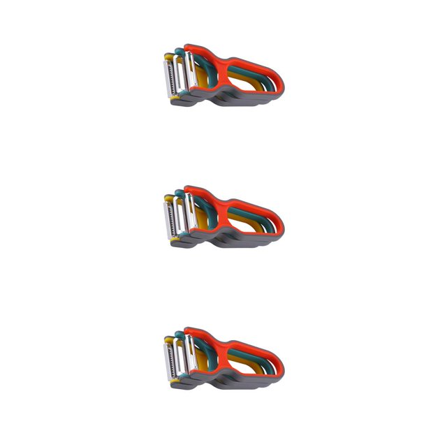 Toystoory 3 unids/set pelador de alimentos de acero inoxidable mango antideslizante Manual cocina herramienta para pelar Color al azar Type1 NO1 Toystoory CBP111038