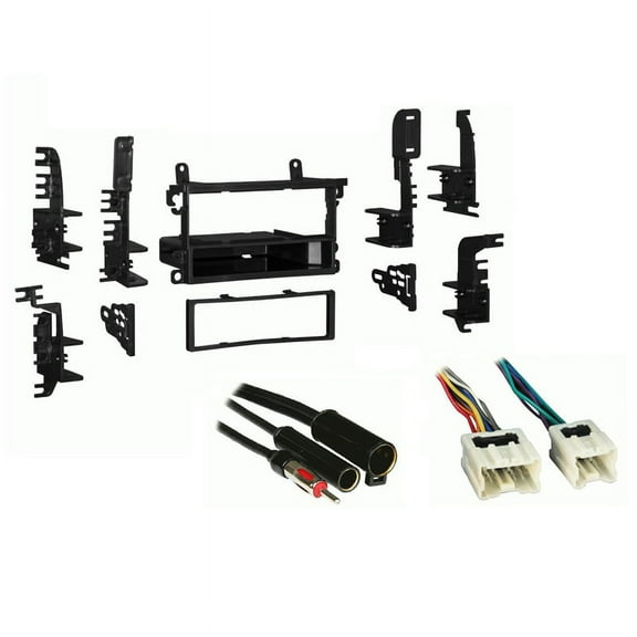 Fits Nissan Maxima 1995-1999 Single DIN Stereo Harness Radio Install Dash Kit