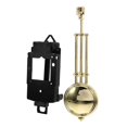 thumbnail image 3 of 1 Set of Quartz Wall Clock Pendulum Replacement Classical Mechanical Clock Pendulum Clock Part, 3 of 3