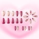 thumbnail image 2 of Uñas postizas LYLYNB Valentine con punta francesa en forma de almendra x24, 2 of 7