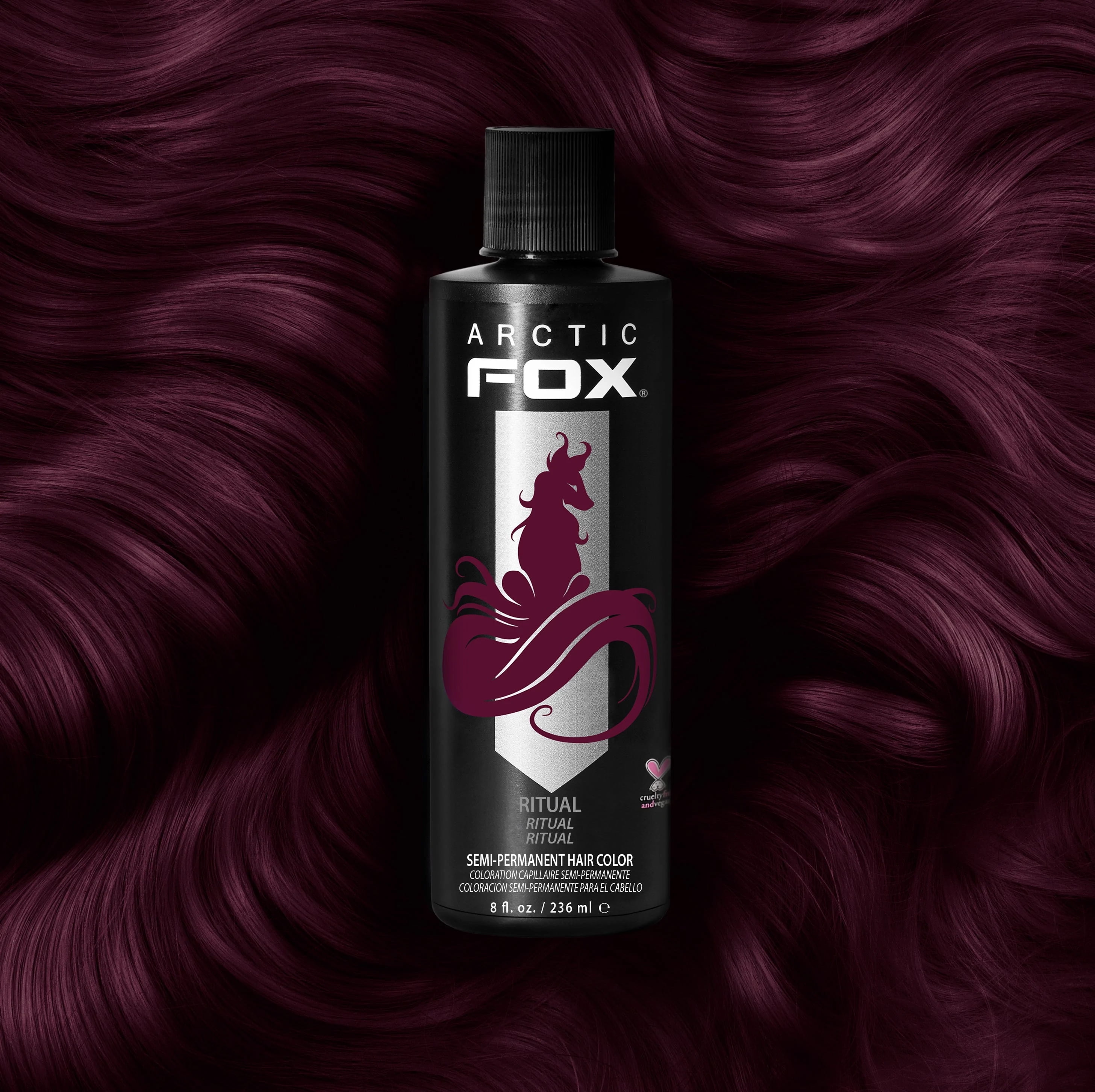 Arctic Fox Vegan and Cruelty-Free Semi-Permanent Hair Color Dye (4 fl oz, Ritual)