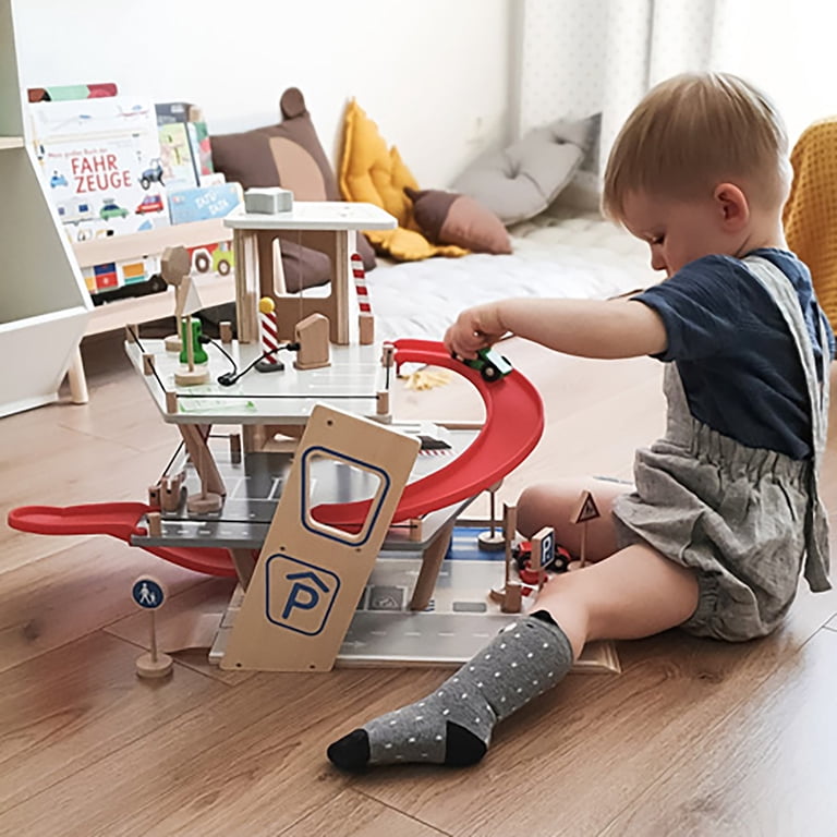 Élément Pour Mini Garage Pliant – Marque FJ France Jouets – Occasion – En Plastique