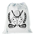 thumbnail image 1 of Mato & Hash Mini Drawstring Golf Bags | Golf Favor Bags for Leagues and Parties, 1 of 3