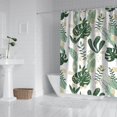 thumbnail image 2 of Waterproof Beautiful Colorful Floral Shower Curtain 72x72 Inch Boho Style Polyester Unique Shower Curtain for Bathroom Hotel Home Decor with 12 Plastic Hooks, 2 of 5