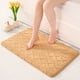 thumbnail image 3 of Juego de alfombrillas antideslizantes para el baño, dos piezas, alfombrilla absorbente para puertas, tela ligera, alfombrilla para el suelo antideslizante, lavado conveniente, absorbente, azul, 3 of 6