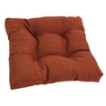 thumbnail image 3 of Blazing Needles Indoor/Outdoor Square Tufted Chair Cushion, 19" x 19", Merlot, 3 of 5