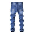 thumbnail image 4 of Jeans Boys Skinny Distressed Boys Blue Pants Stretch Slim Jeans Pants Boy Jeans Size 11-12 Years, 4 of 9
