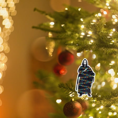 

Horror Characters Led Lights Christmas Ornament Car Rearview Mirror Pendant Crafts Collectiont