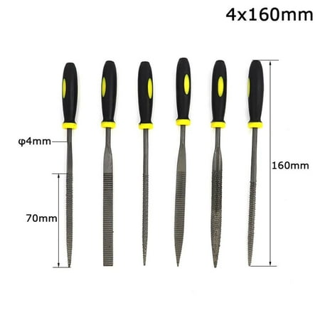 

Woodworking Tools Tool Set Flat Triangular Needle Files Wood Metal Carving Wood Rasp Files Assorted Rasps Metal File Rasp 4X160MM