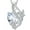 04-diamond-Apr, variant on VESITIM Infinite Heart Pendant Sterling Silver Butterfly Necklace for Women Jewelry Gift with Birthstone April Cubic Zirconia