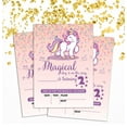 thumbnail image 2 of Darling Souvenir Pink Birthday Invitation Card Printable Fill or Write In Blank Invites Party Supplies Pack Of 28 5 x 7 Inches, 2 of 5