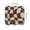 Brown, variant on Super Absorbent Small Carpet Mat | Brown Polyester | Non-Slip Rubber Backing | 15.7x15.7in | Multi-Purpose Indoor Decoration Rug | Modern Style | Party Festival Decor | 1 Pack