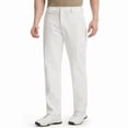 thumbnail image 3 of MASKERT Men's Golf Casual Pants Classic Fit Flat Front Design 29-inch Comfortable and Lightweight Stretchy Elegant Dress Pants with Pockets, 3 of 6