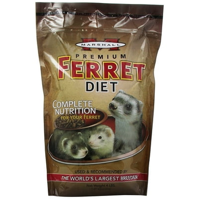 Buy Marshall Premium Ferret Diet, 4Pound Bag, 1 Ferret Diet Sold