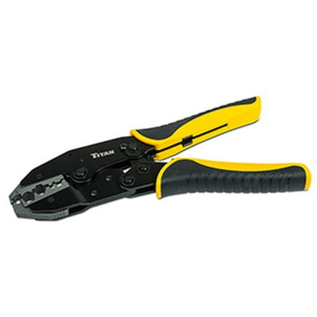 UPC: 0802090119569 | Titan Tools 11956 Ratcheting Spark Plug Connector Crimper