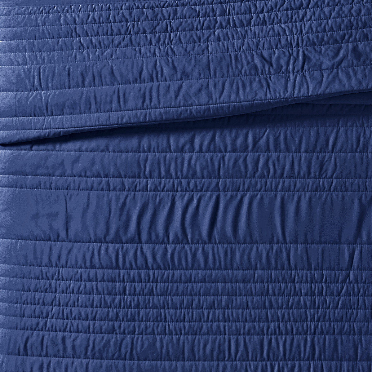 Truly Calm Antimicrobial 100% Microfiber Polyester Navy 3-Piece King Quilt Set, Solid Casual themed, Adult Bedding, OEKO-TEX Certified