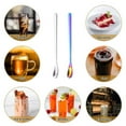 thumbnail image 5 of Cucharas de café, agitadores de café de acero inoxidable, cucharillas de té pequeñas, 4 cucharillas de espresso en miniatura, 5 of 5