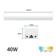 thumbnail image 2 of Lámpara Led Regleta Interconectable 40w 1.20cm Y COPLES EN CRUZ 4 Piezas Jwj, 2 of 2