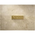 thumbnail image 7 of Kohler  3-Outlet Anthem Thermostatic Valve Control Panel with Recessed Push-Buttons - Vibrant Brushed Moderne Brass, 7 of 7