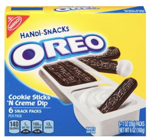 Oreo Cookie Sticks 'N Creme Dip 6-snack (2 pack)