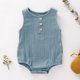 thumbnail image 1 of Pelele de verano para bebés, niños y niñas, peleles de muselina sin mangas para recién nacidos, ropa de moda para bebés Tan Jianjun unisex, 1 of 2