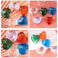 thumbnail image 5 of KAKOWELY 5 piezas de decoración colgante de cristal en forma de corazón, adorno de cristal para árbol colgante de cristal, 5 of 5
