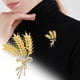 thumbnail image 2 of Joyería Atmósfera Oreja de Trigo Joyería Casual Suéter Broche Citrino Señoras Moda para Mujer Accesorios de Oro Regalos Accesorios Broche, 2 of 7