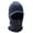 Navy, variant on Gustave 2 In 1 Men Winter Warm Balaclava Beanie Hat with Fleece Lining Zipper Neck Scarf Warmer Ear Protector Knitting Stripes Hat and Scarf Conjoined Set "Black"