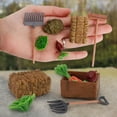 thumbnail image 3 of HEVIRGO 7/13Pcs Miniature Jouet Simulation PVC Éducatif Modèle d'Outils de Jardinage Jouet pour Enfants, 3 of 10