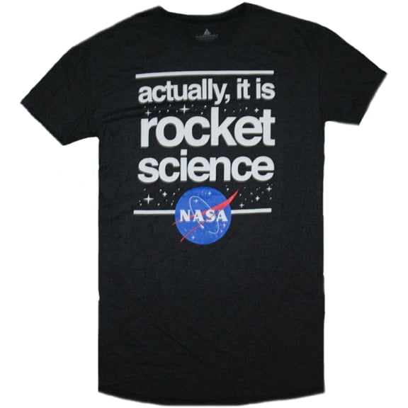 NASA Actually, it is Rocket Science Unisex Adults T-Shirt (S/M)