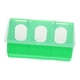 thumbnail image 5 of Comedero para palomas, plato grueso con tres orificios para bebedero de jaula. verde, 5 of 9