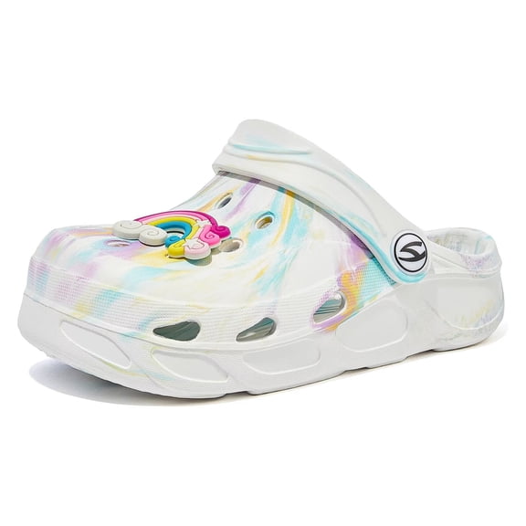 GUBARUN Kids Clogs Garden Slip On Water Shoes for Boys Girls Beach Sandals