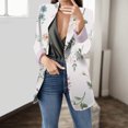 thumbnail image 4 of Gibobby Blazer de mujer elegante Blazer de tweed casual de manga larga con frente abierto para mujer estilo informal para trabajo oficina con bolsillos(Beige,XL), 4 of 5