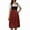 Wine, variant on German Oktoberfest Women's Print Lace Up Half Apron Clothes Bavarian Themed Party Dress Up Accessory Cozy Stylish Basic Clothes