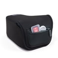 thumbnail image 4 of USA Gear Neoprene Camera Sleeve (Large) for Mid-Size SLRs with Zipper Pocket & Belt Loop (Black), 4 of 9