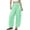 c01Green, variant on Striped Gingham Pants Women Fashion Spring Summer Pajamas Wide Leg Lounge Plaid Bottoms Y2k Trousers with Pockets Red XL