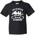 thumbnail image 3 of Inktastic Rock Climbing Mountains Youth T-Shirt, 3 of 5