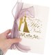 thumbnail image 5 of KAKOWELY 2 tarjetas de juramento de boda, cinta para votos matrimoniales, libro de juramentos, regalo para despedida de soltera, 5 of 5