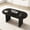 Black, variant on COZONY 63" Oval Dining Table, Farmhouse Kitchen Table with Sturdy Wooden Base, Large Dining Table for Living Room Office, Natural
