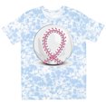 thumbnail image 3 of Inktastic Pink Breast Cancer Ribbon Baseball T-Shirt, 3 of 5