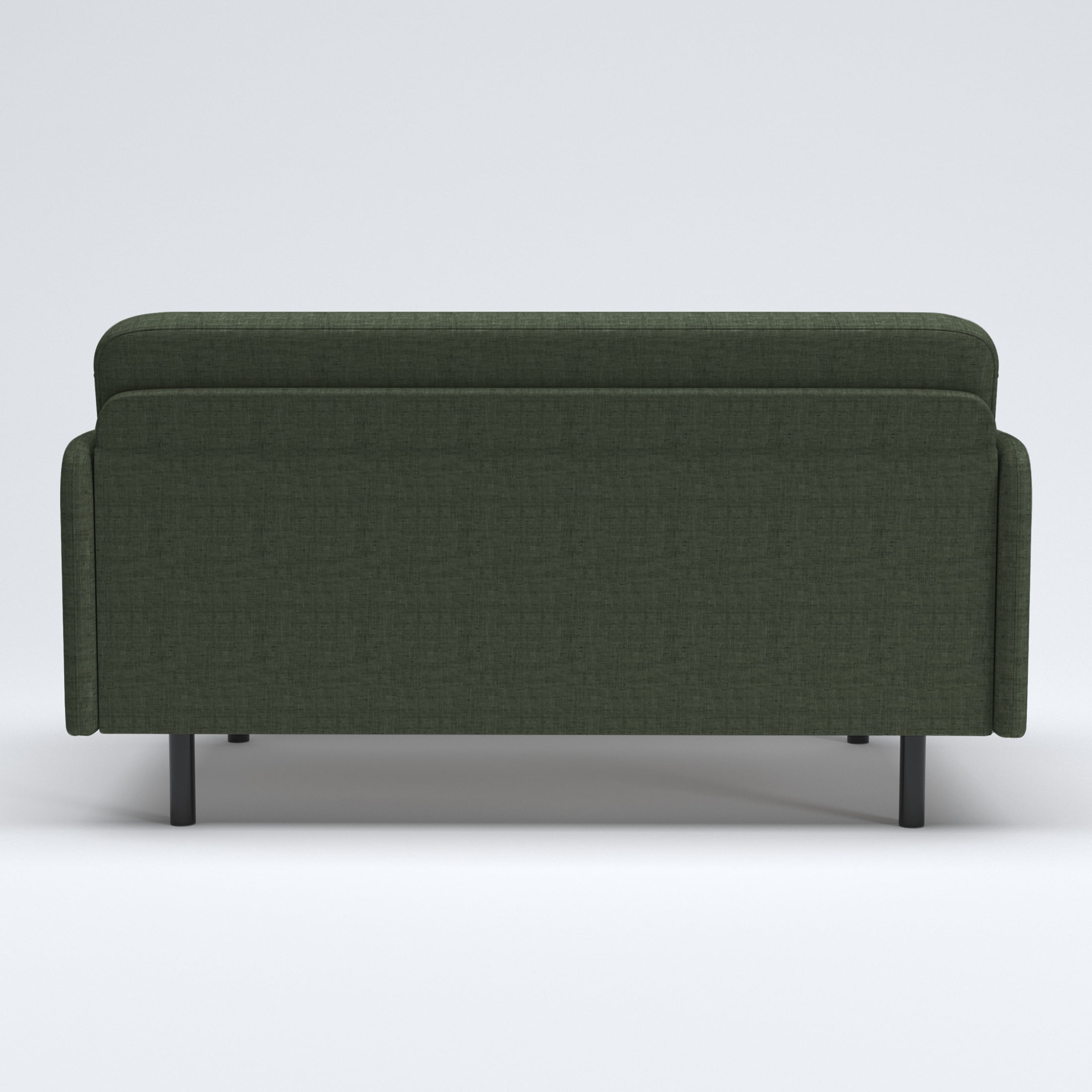 Artdeco Home Metro Loveseat - Modern Living Room Loveseat Sofa, Two-Seater Settee, Upholstered Corduroy Fabric Armchair, Love Seat Sofa Chair with Wood Legs for Bedroom/Office/Reading Spaces