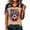 Khaki, variant on Women's Summer Tops 2026 Soccer Cup V Neck Short Sleeve Fan Wear USA Soccer Jersey American Flag Football Graphic Tees Purple S